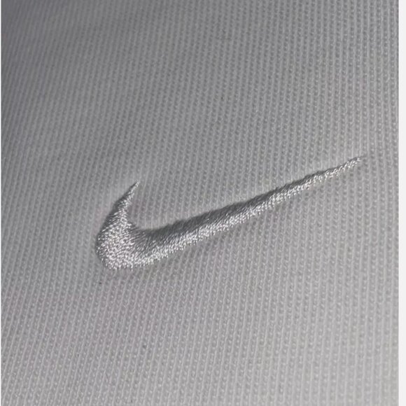 Nike Solo Swoosh Heavyweight Mens Fleece Crew DX1361-133 Sail/White - Picture 6 of 7